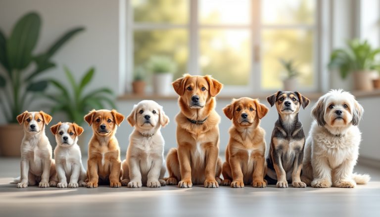 découvrez comment convertir l'âge de votre chien en âge humain grâce à notre tableau d'équivalence simple et précis. comprenez mieux chaque étape de la vie de votre compagnon à quatre pattes.