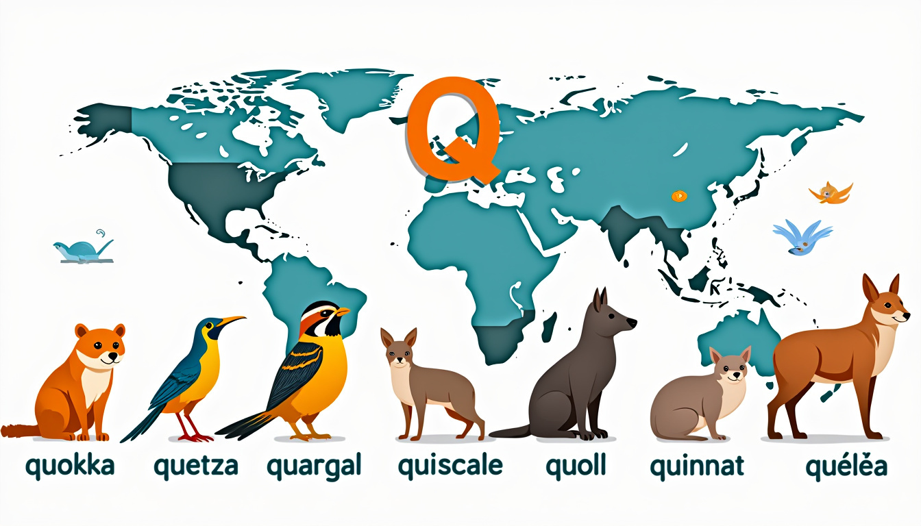 découvrez la liste complète des animaux dont le nom commence par la lettre q, idéale pour réussir au jeu du petit bac ou enrichir vos connaissances en zoologie.