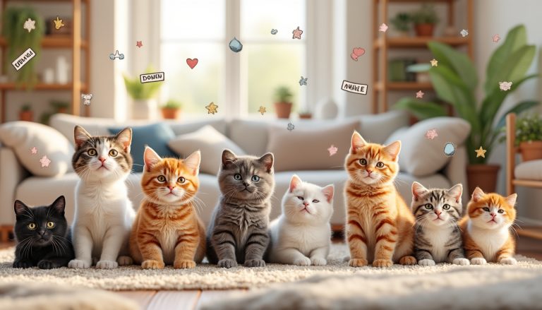 découvrez 300 noms de chat originaux et courts pour donner à votre compagnon un prénom unique et plein de caractère. trouvez l'inspiration parfaite qui sort du lot !