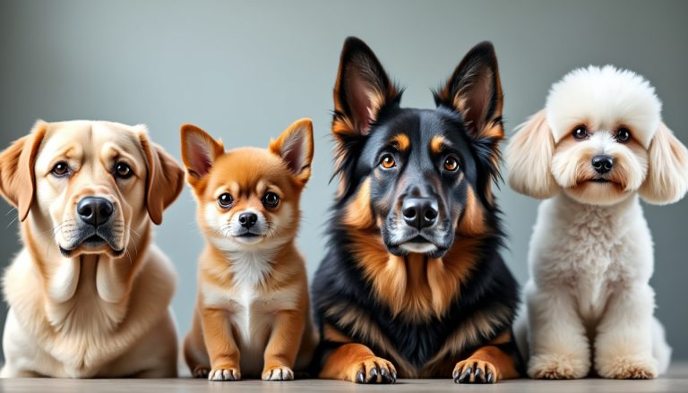 calculez l'âge de votre chien en âge humain en tenant compte de sa race grâce à notre guide précis et facile à utiliser.