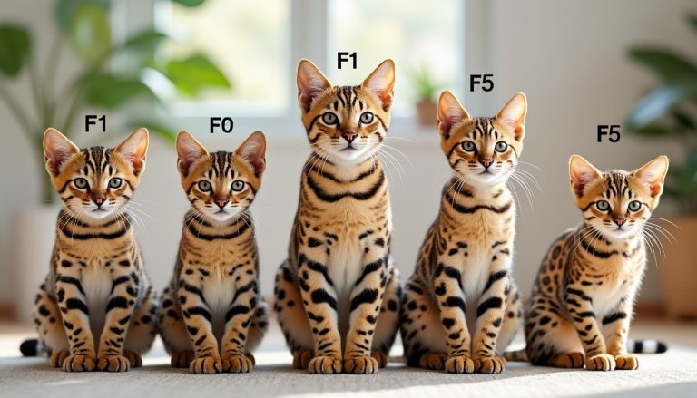 découvrez les prix des chats savannah selon leur génération (f1 à f5) ainsi que leur caractère unique. guide complet pour choisir votre compagnon idéal.