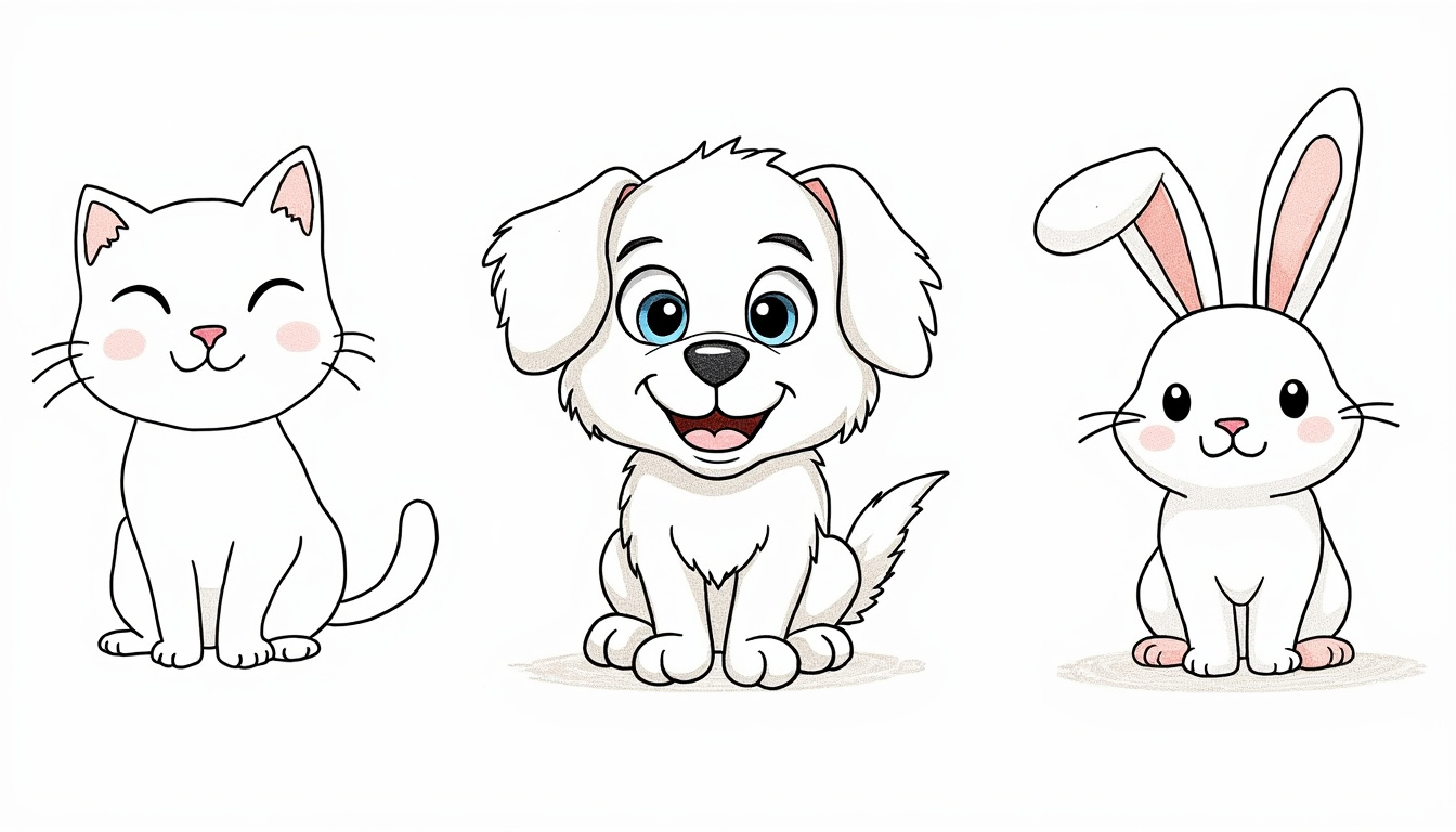 découvrez 10 modèles simples pour dessiner des animaux facilement, même pour les débutants. apprenez étape par étape à reproduire vos animaux préférés avec nos guides pratiques.