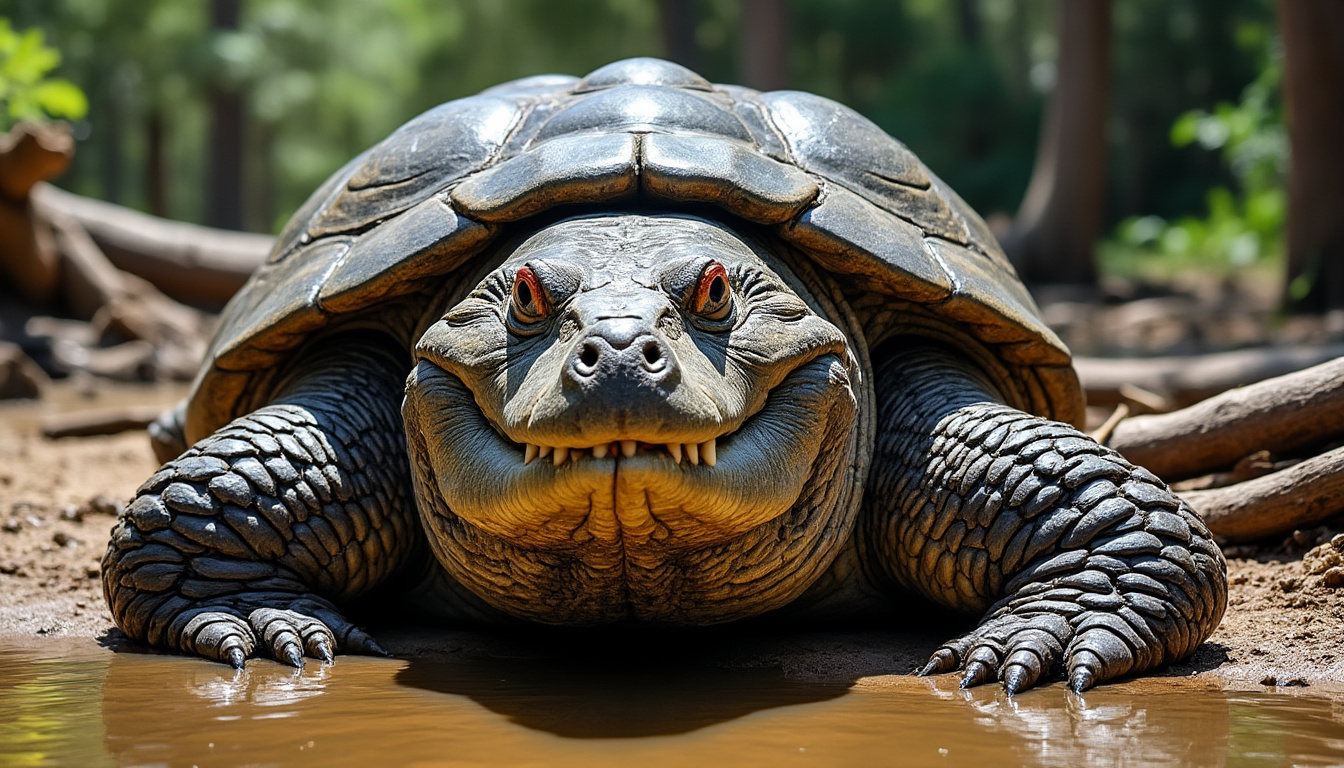 découvrez tout sur la tortue alligator : sa taille impressionnante, la puissance de sa morsure, et sa présence en france.