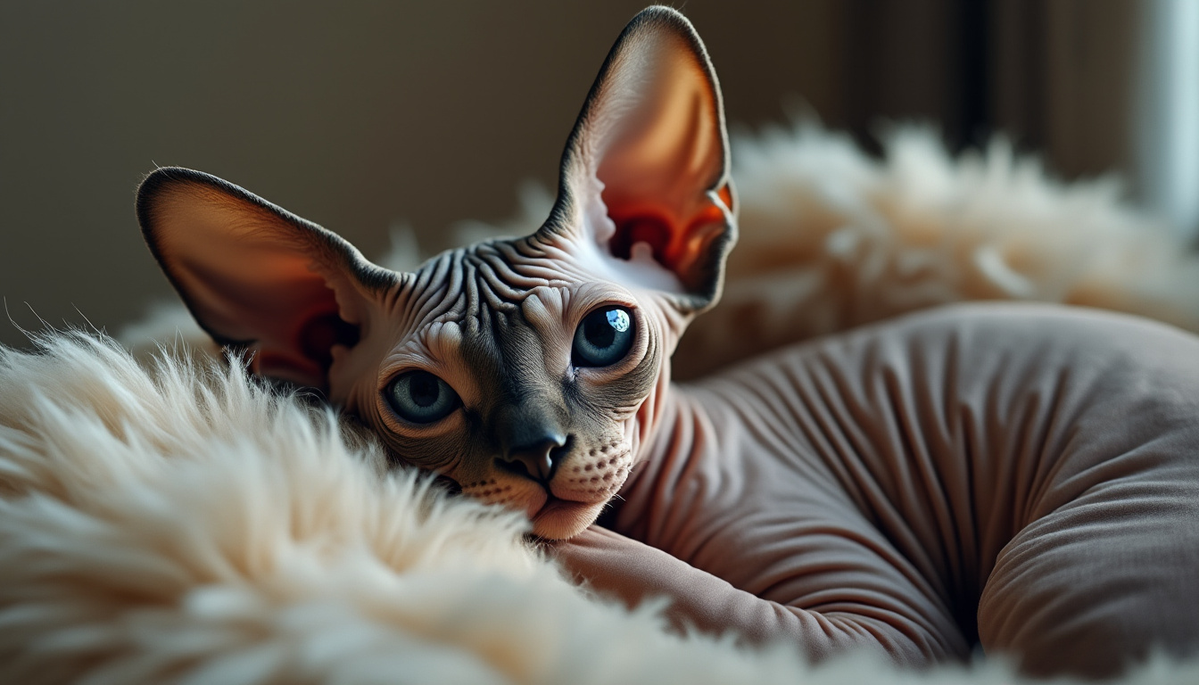 découvrez le sphynx, ce chat unique sans poil : son caractère affectueux, les soins spécifiques à lui apporter et son prix sur le marché.