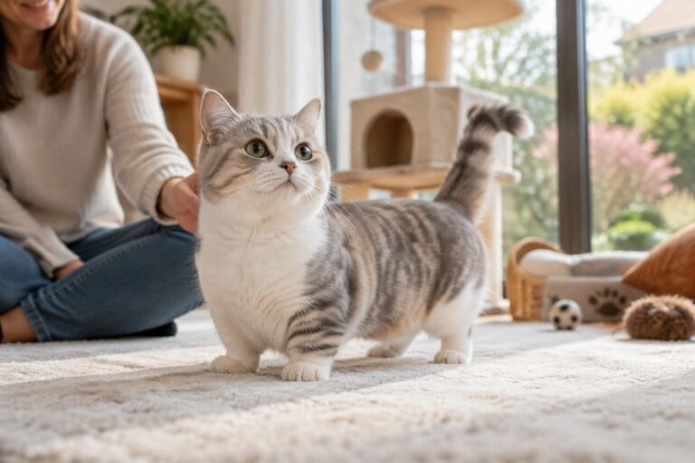 découvrez le munchkin : caractère, besoins, prix et conseils pour choisir un élevage responsable de ce chat aux pattes courtes.